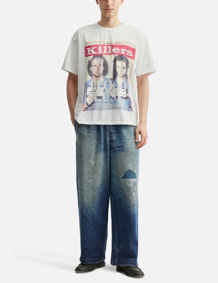 Short Sleeve Trompe L'oeil Mosaic T-shirt Placeholder Image