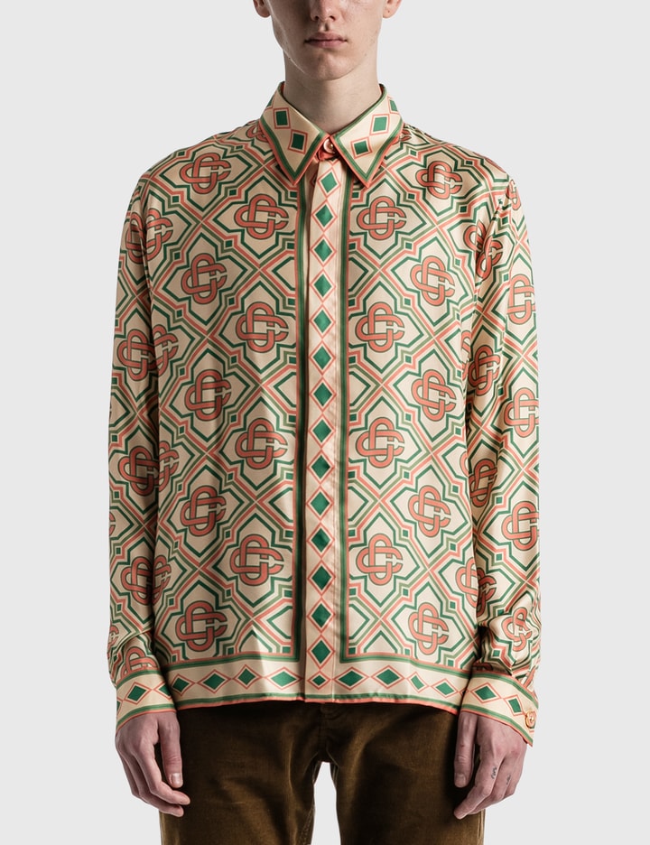 Printed Silk Twill Shirt Placeholder Image