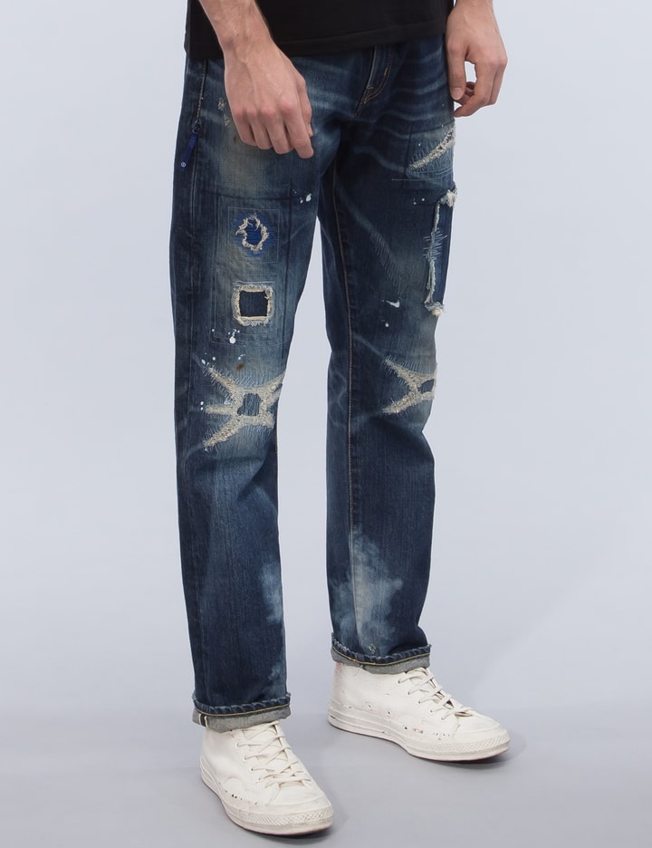 Denim By Vanquish & Fragment - Five Years Wash Wide Straight Denim 