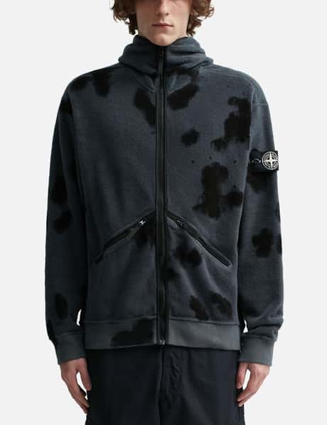 Stone Island Trattamento Zip-up Hoodie HBX