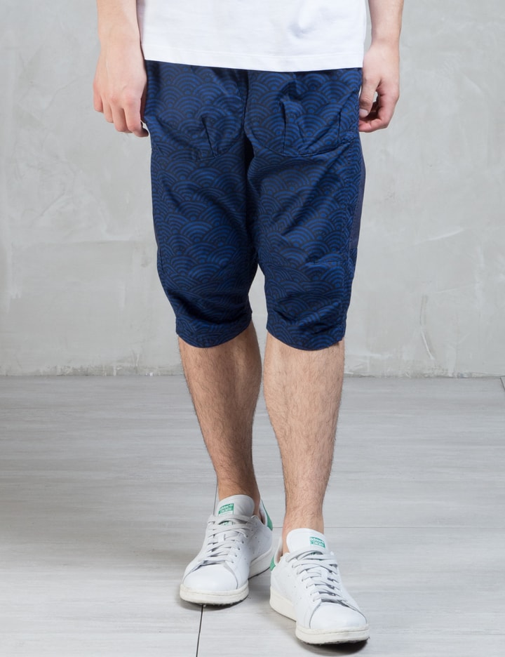Overall Wave Pattern Panel Shorts Placeholder Image