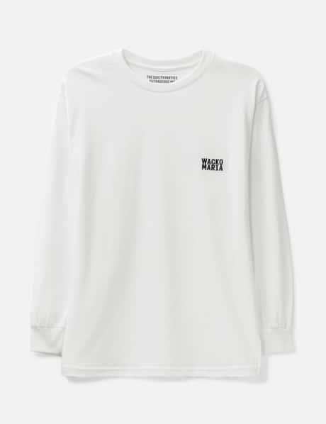 Tim Graphic Long Sleeve T-Shirt - White