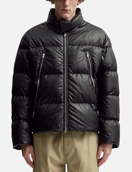 エムエムシックス メゾン マルジェラ - Faux Leather Puffer Jacket | HBX