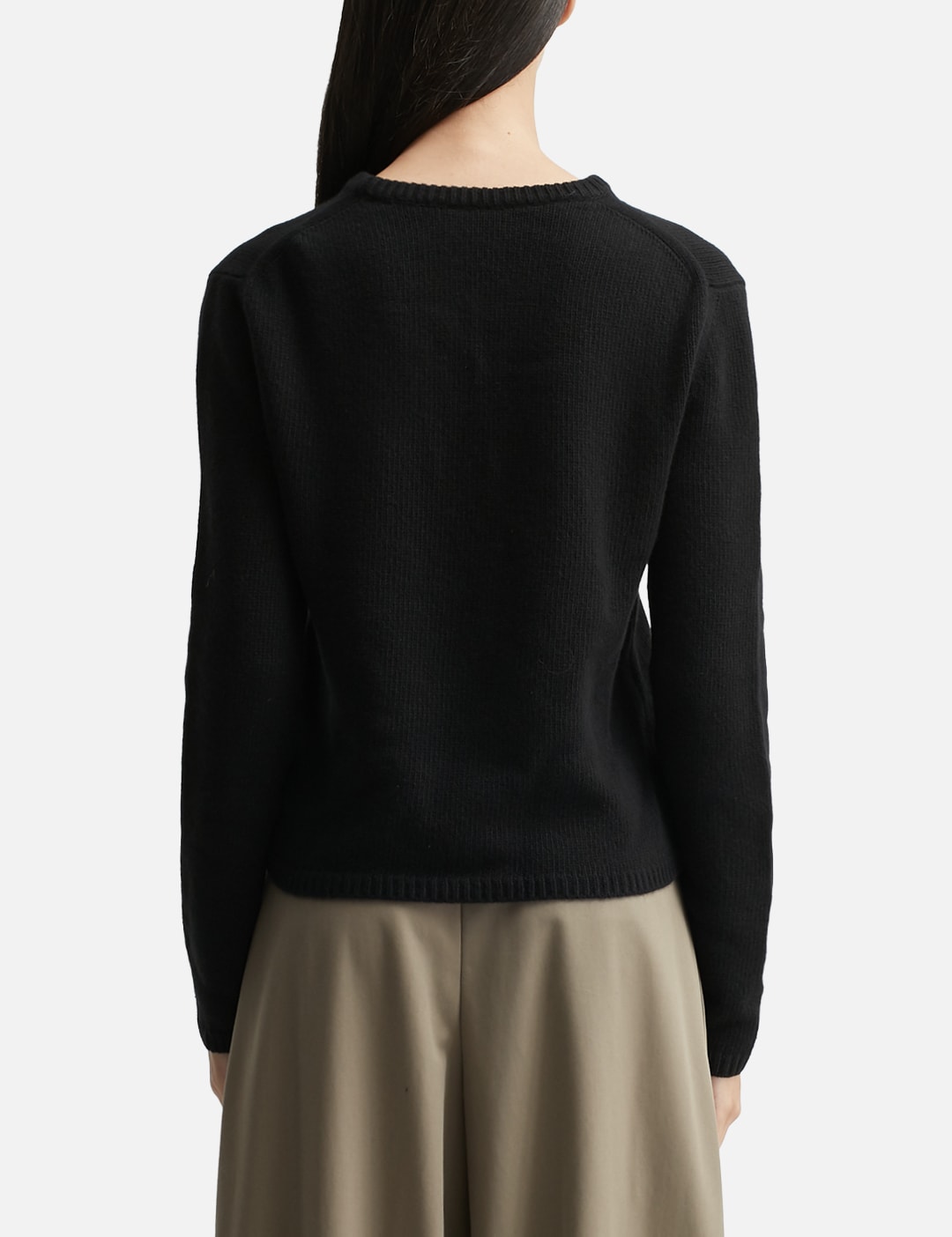 Embroidered Logo Wool & Cashmere Sweater view 15