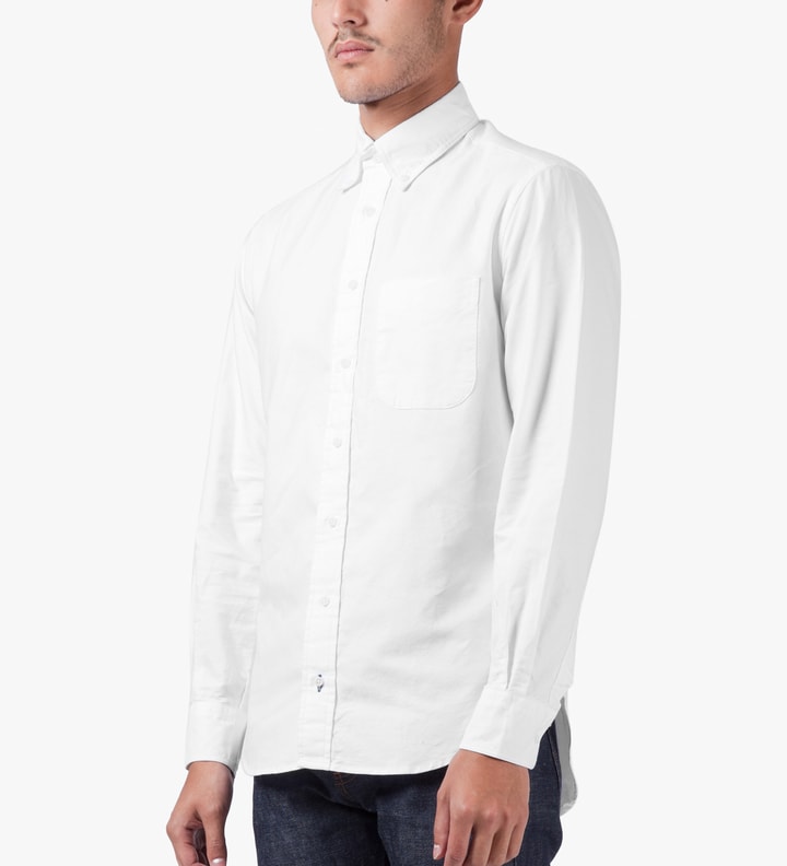 White Vintage Button Down Shirt Placeholder Image