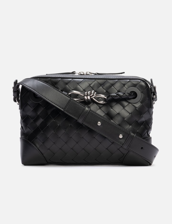 Bottega Veneta Andiamo Zipped Messenger