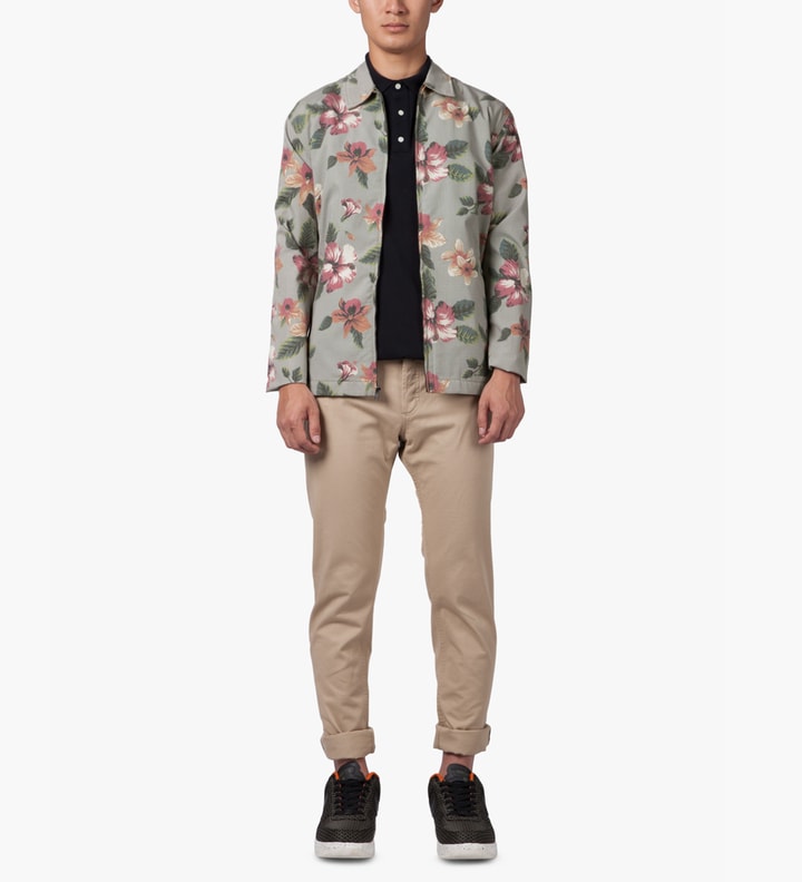 Khaki Vintage Flower Coach Jacket Placeholder Image