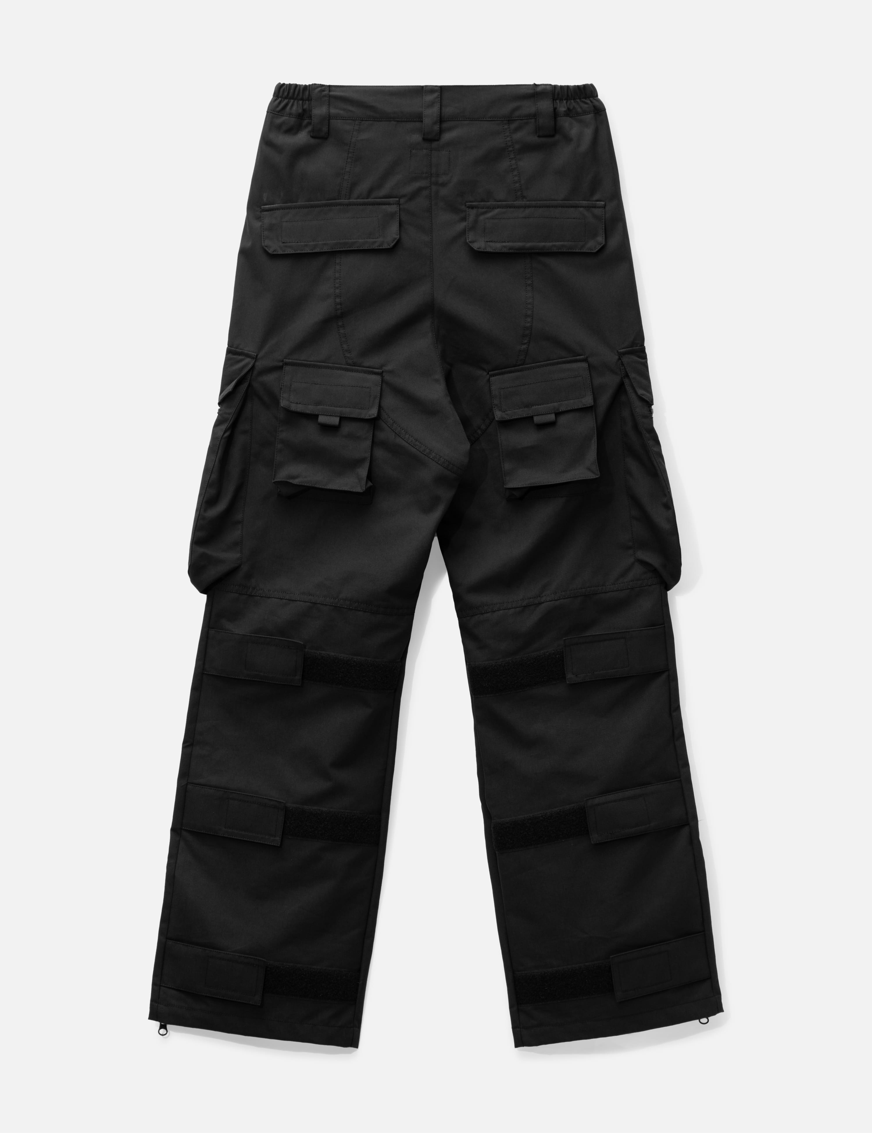 Black Cargo Pants tactical Japanese black Techwear cotton pants – INFINIT  STORE