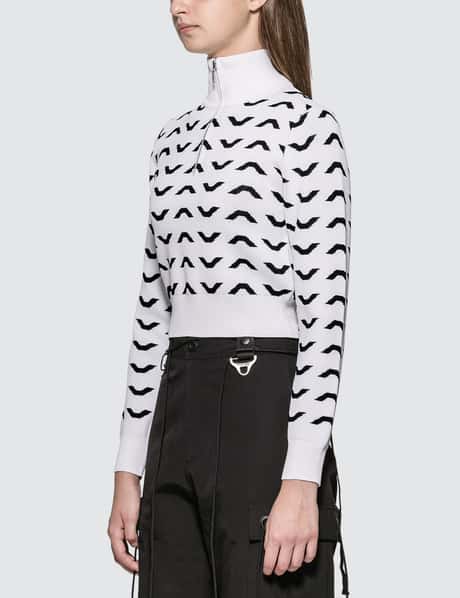 Cropped Half-Zip Jumper view 7