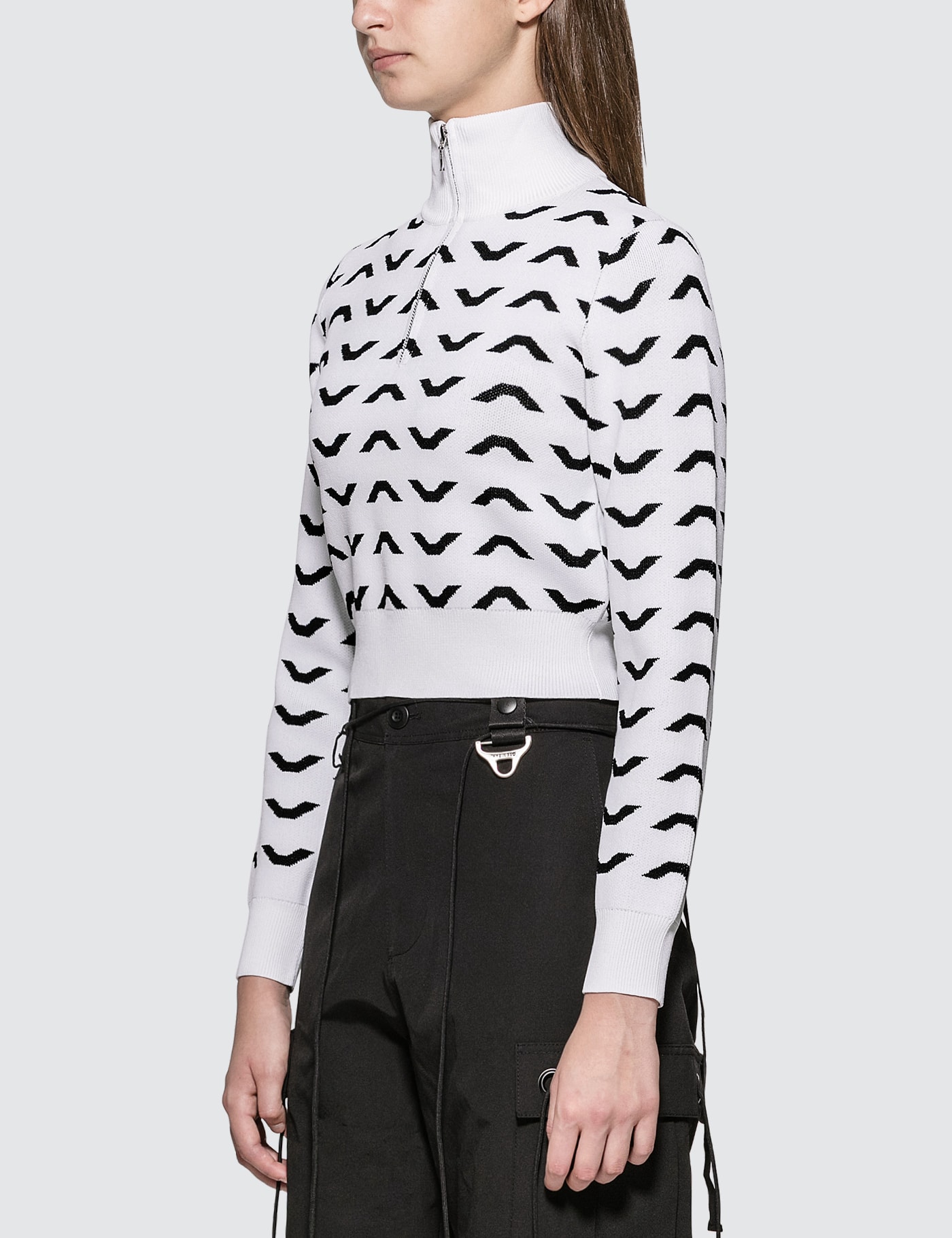 Cropped Half-Zip Jumper view 14