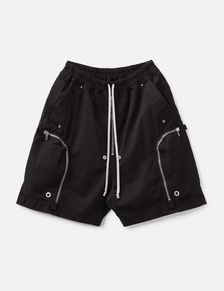 Rick Owens Drkshdw Bauhaus Shorts In Black