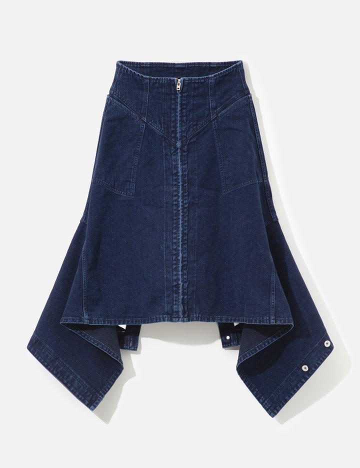 Beautiful People Double-End Left Hand Twill Denim Skirt