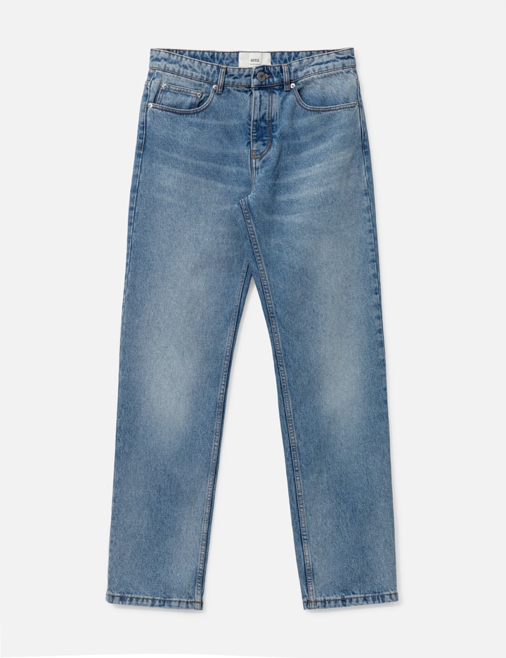 Ami Alexandre Mattiussi Cotton Classic Fit Jeans In Blue