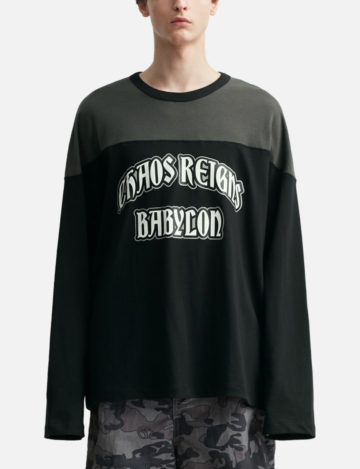 Babylon Long Sleeve Football Tee