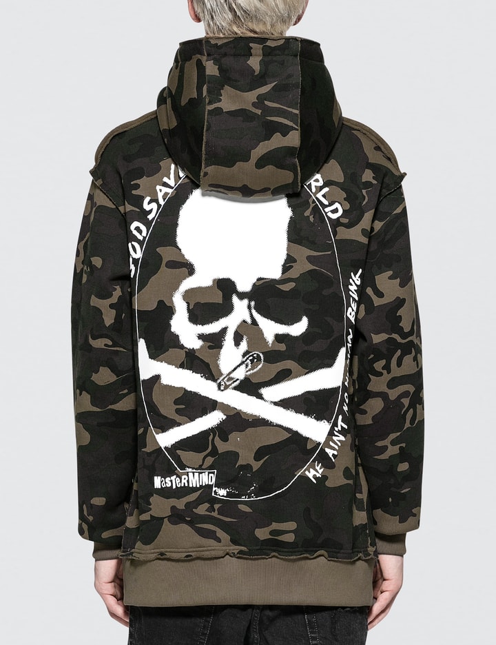 "God Save The World" Raw Edge Hoodie Placeholder Image