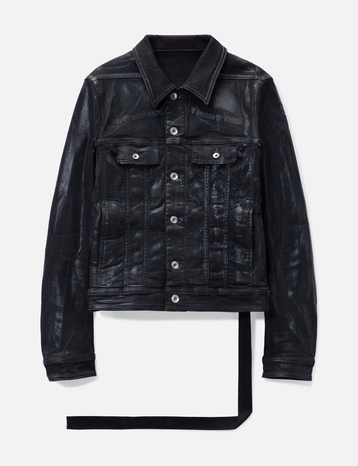 Shop Rick Owens Drkshdw Trucker Jacket In Black