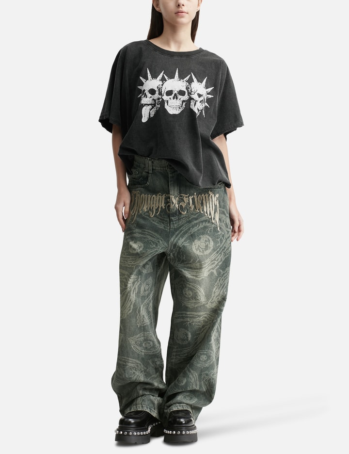 Thought We Friends "Tavius" 3 Faces Loose T-Shirt