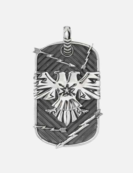 Double Heads Thunderbird Dog Tag view 3