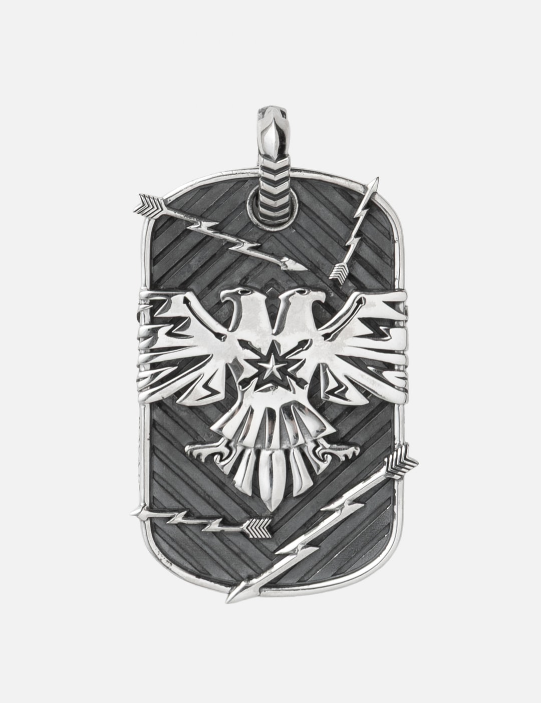 Double Heads Thunderbird Dog Tag view 4