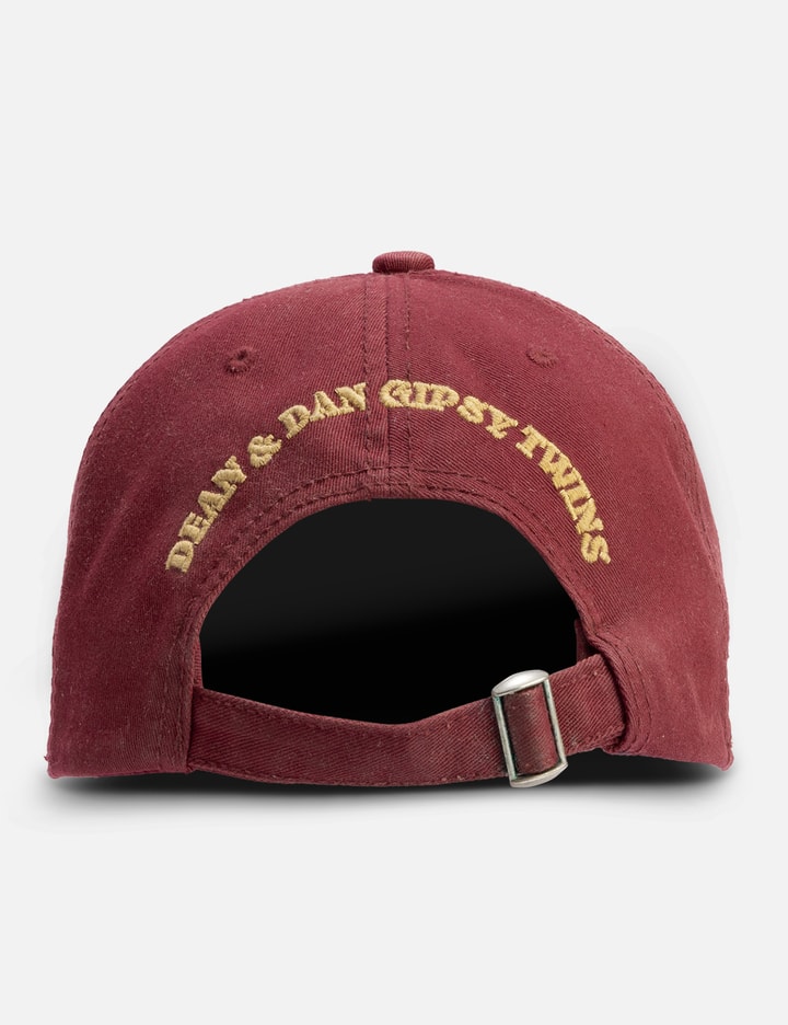 Dsquared2 Caten Bros Cap In Burgundy