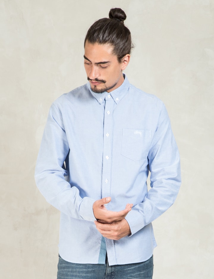 Blue Bad Boy Oxford L/S Shirt Placeholder Image