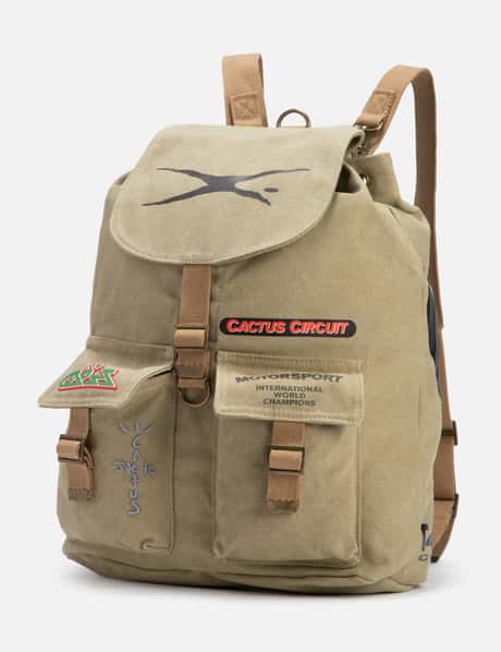 14 weeks later, and they are finally here. 10/10 worth the wait. Cactus  Jack x Crossover. Performance Safari Hat / Canvas Backpack. : r/travisscott