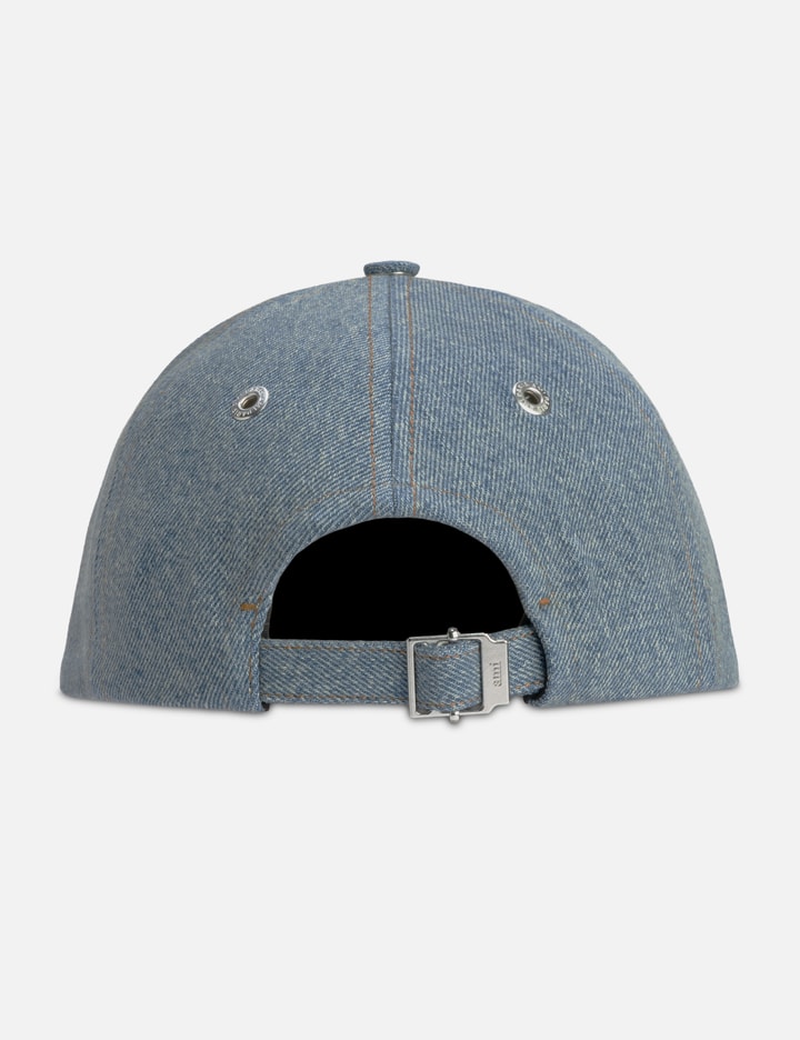 아미 Denim Ami De Coeur Embroidery Cap