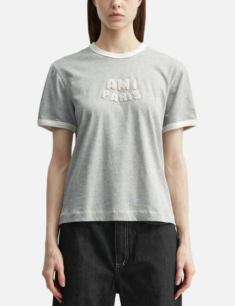 Cotton Ami Paris Knitted Patch T-Shirt view 10