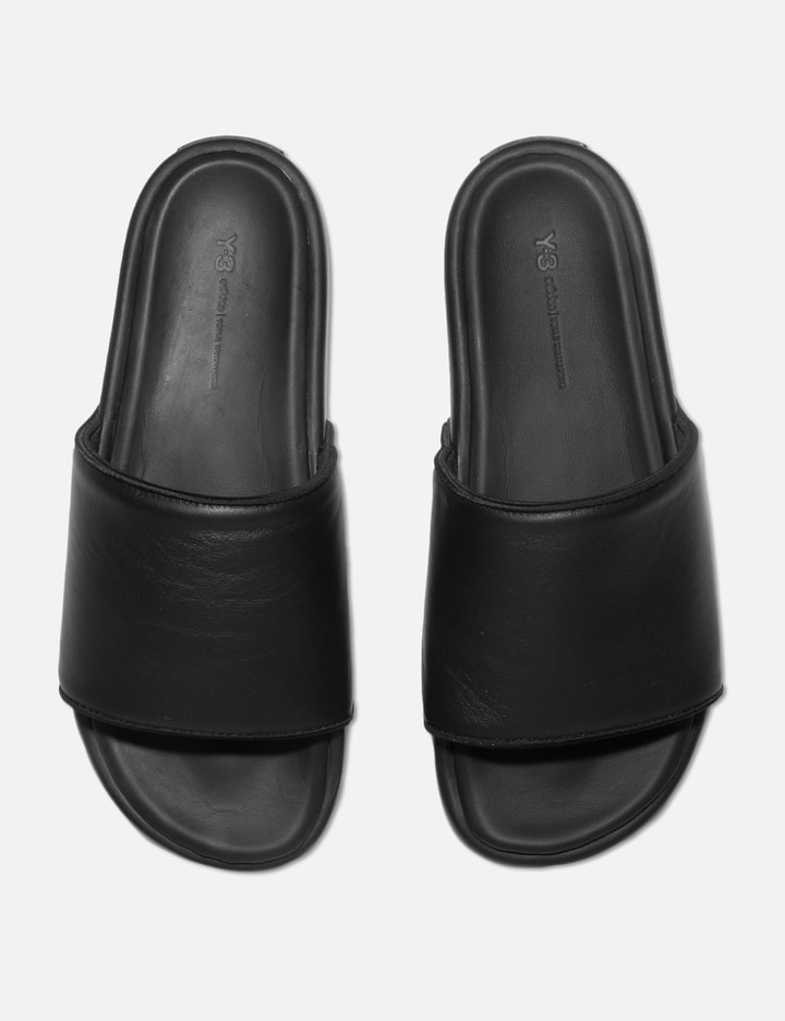 Shop Y-3 Slides In Black
