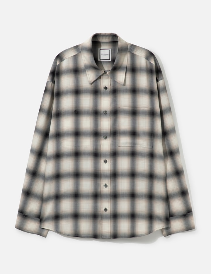 Wooyoungmi Black Oversized Check Shirt