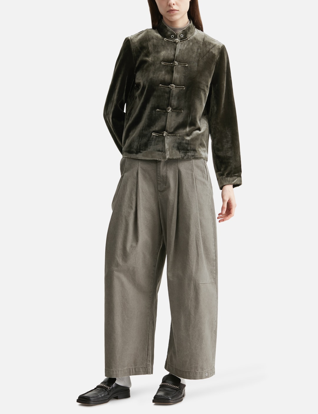 Reset Velvet Stand-Collar Jacket view 15