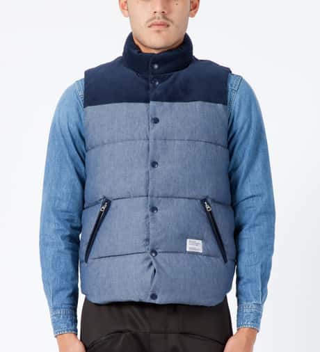 Bedwin & The Heartbreakers - Chambray Fripp Down Vest | HBX 