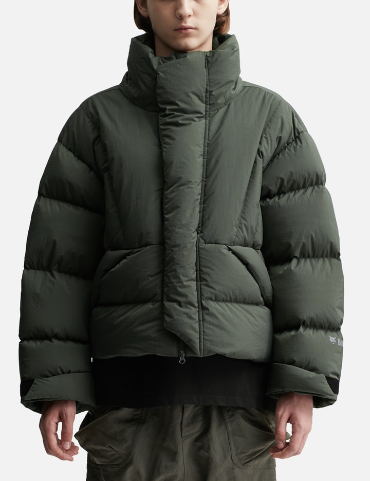 HOODED SHORT DOWN JACKET Placeholder Image