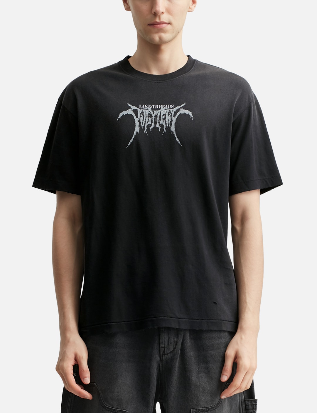 1/2 Graphic T-Shirt 'Metal Logo' Damaged view 12