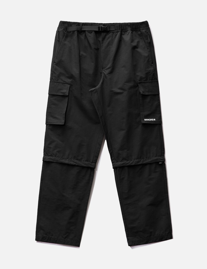 Manors Golf Zip Technical Plus Fours Trousers In Grey