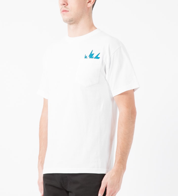 White Bolt Pocket T-Shirt Placeholder Image