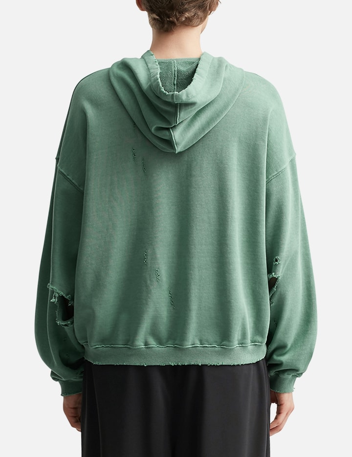 Curved Zip-Up Round Hem Hoodie Placeholder Image