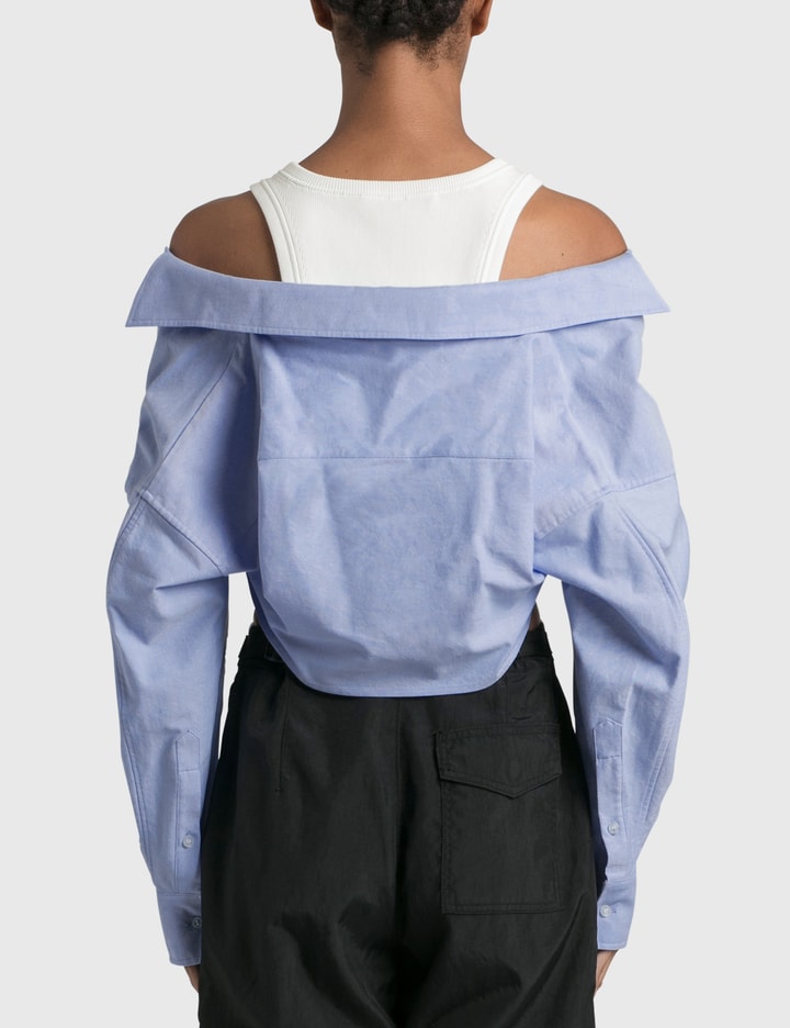 Bi-layer Ribbed Tank With Oxford Shirting Placeholder Image