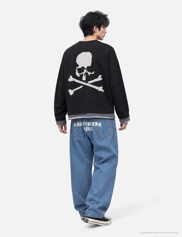 Mastermind Japan Cut-Off Boxy Crew Sweatshirt