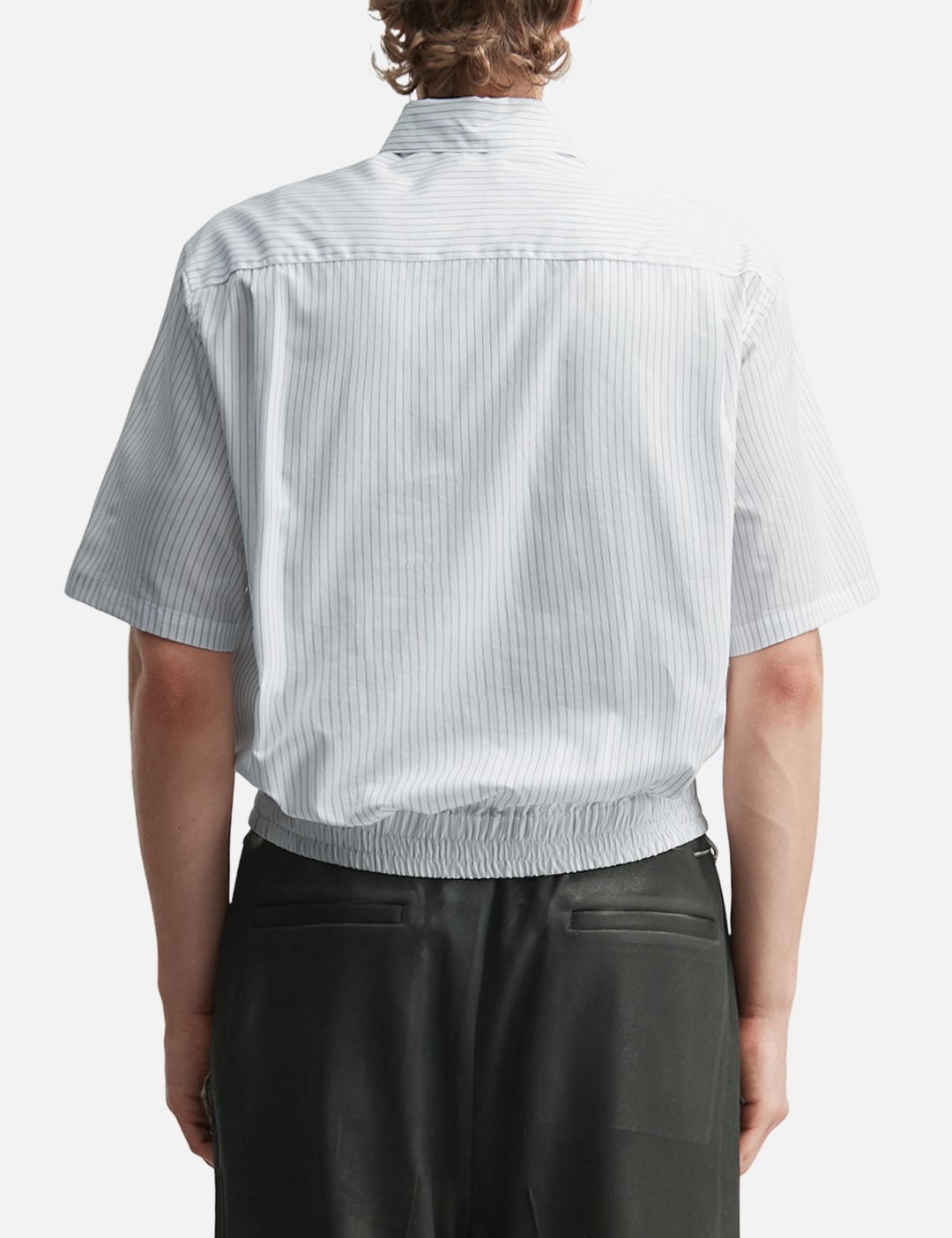 Flower Embroidery Short Sleeve Shirt view 13