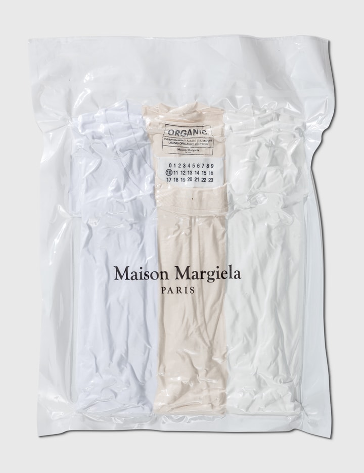 Shades of White T-shirt Set (Set of 3) Placeholder Image