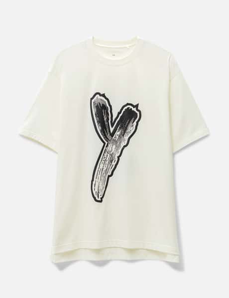 Y-3 Y-3 グラフィック ロゴ Tシャツ