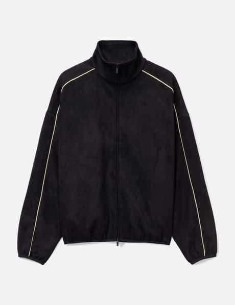 Suede Fleece Signature Modern Track Jacket view 6