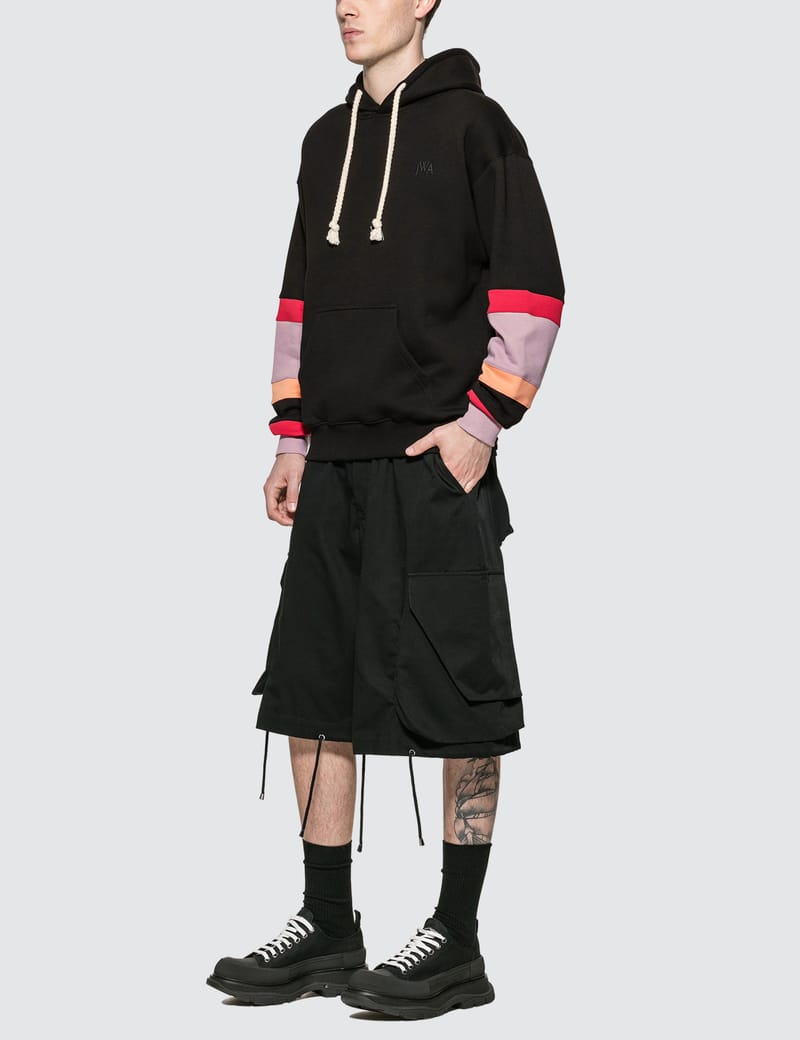 JW ANDERSON block check sleeve sweat