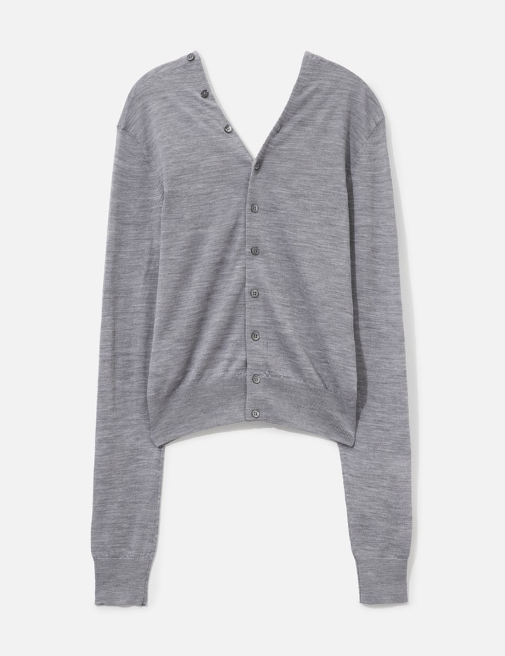 Alexander Wang Button-Front Long Sleeve Cardigan