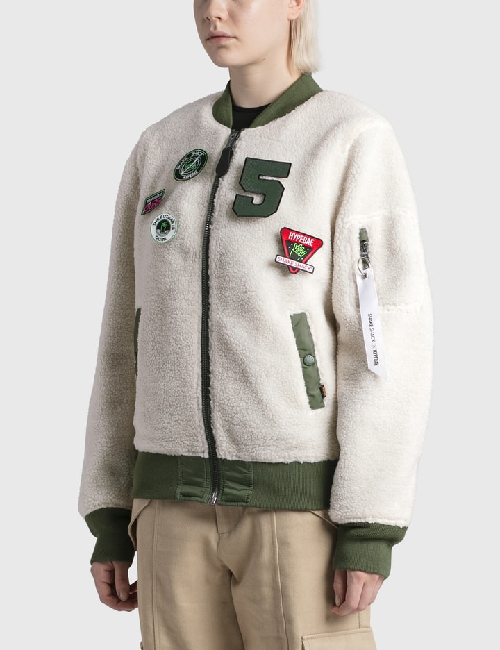 Hypebae x Shake Shack Reversible Sherpa Flight Jacket Placeholder Image