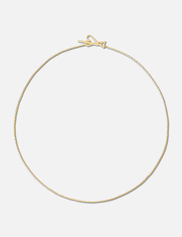 Ami Alexandre Mattiussi Ami De Coeur 2 In 1 Chain Necklace In Gold