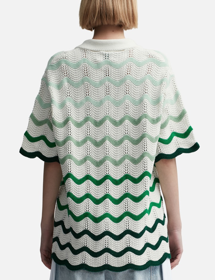 Wavy Gradient Crochet Shirt Placeholder Image