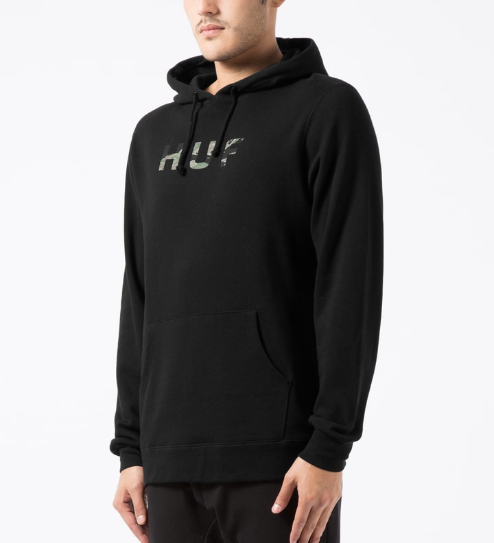 Black Original Logo Tiger Camo Pullover Hoodie Placeholder Image