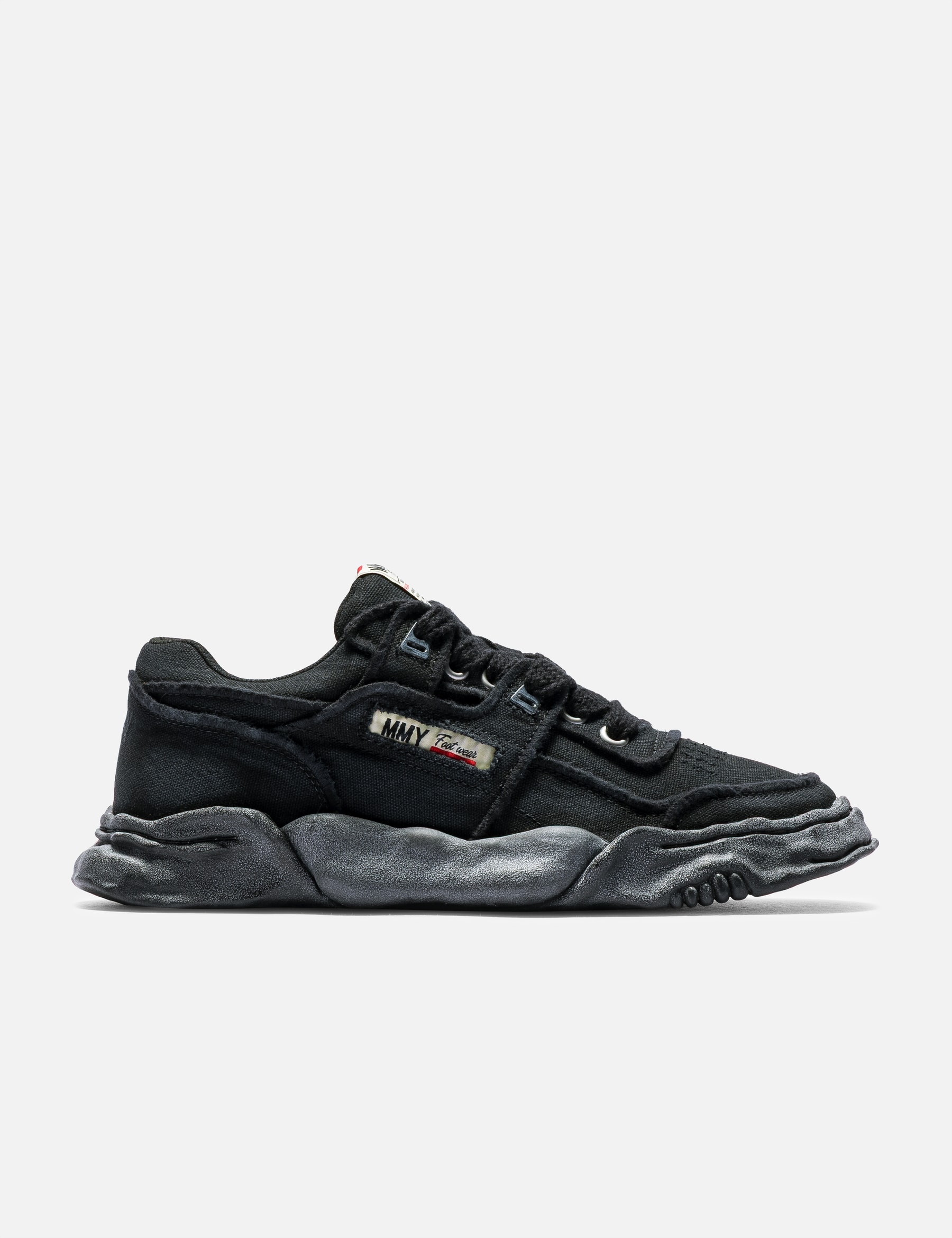 "PARKER" Original Sole Vintage Effect Embroidered Canvas Low-Top Sneaker view 13